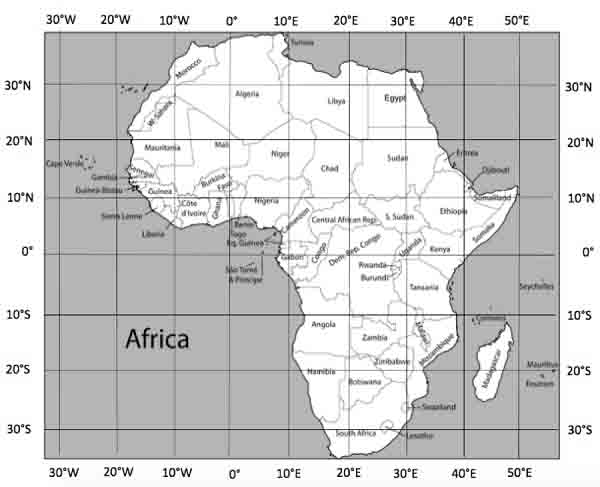 Position and Shape of Africa