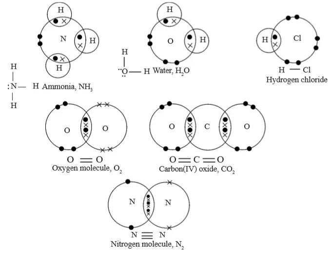 various molecules - Chemistry Form Two