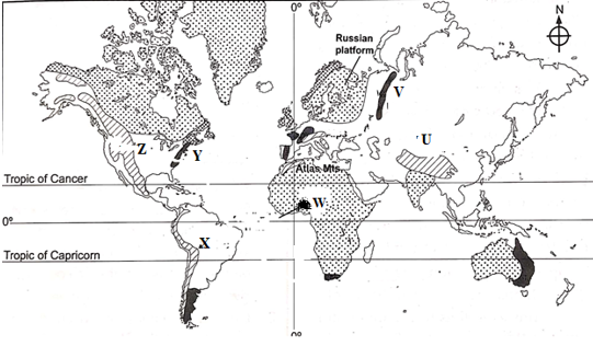 World Map Mountain Ranges