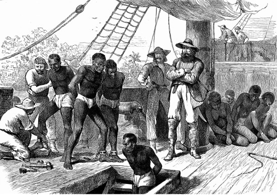 Slaves During the Trans-Atlantic Trade