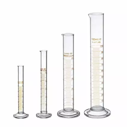 Different Measuring Cylinders - Chemistry form one